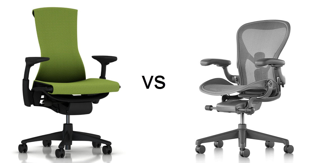 Embody Vs Aeron Herman Miller Comparison Buyer S Guide 10 Desks