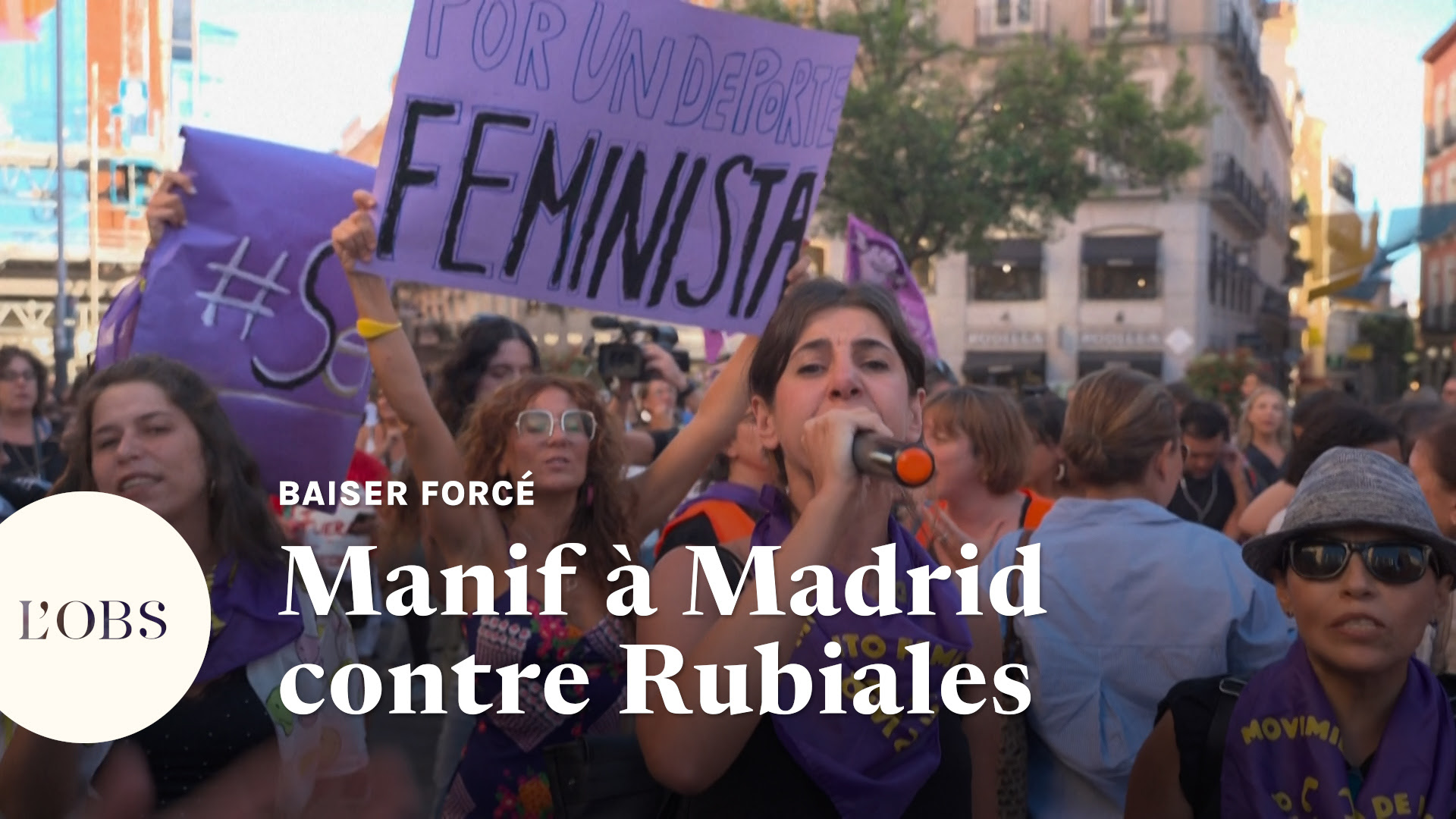 Baiser forcé de Luis Rubiales : à Madrid, des milliers de manifestants réclament sa démission