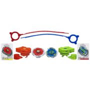 Pião Beyblade Top System c/ 2 Jade Jupiter e Cosmic Leone - Hasbro