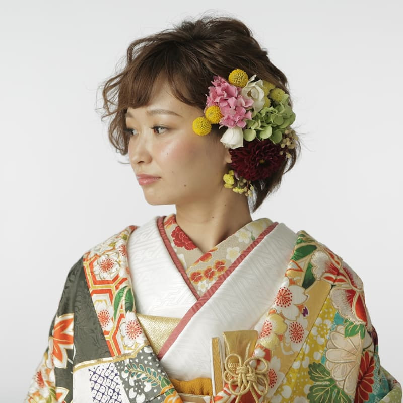 美しい 結婚 式 和装 髪型 ショート ヘアスタイルギャラリー