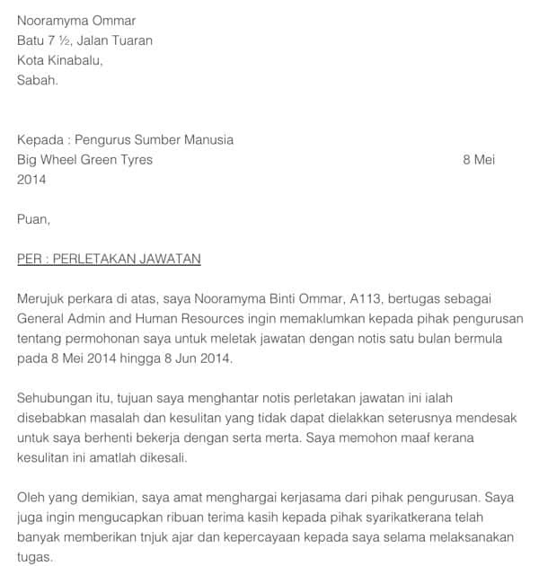 Surat Rasmi Berhenti Kerja Kerana Sakit Rasmi F Surat Tunjuk Sebab Tidak Hadir Kerja Kerana Masalah Keluarga.