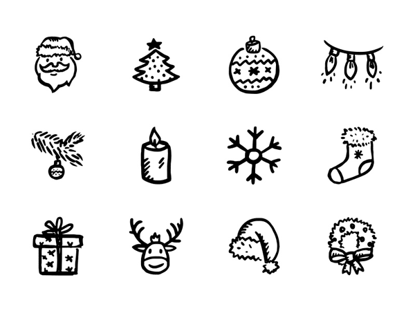 美しい花の画像 元のゆるい サンタ イラスト かわいい 手書き