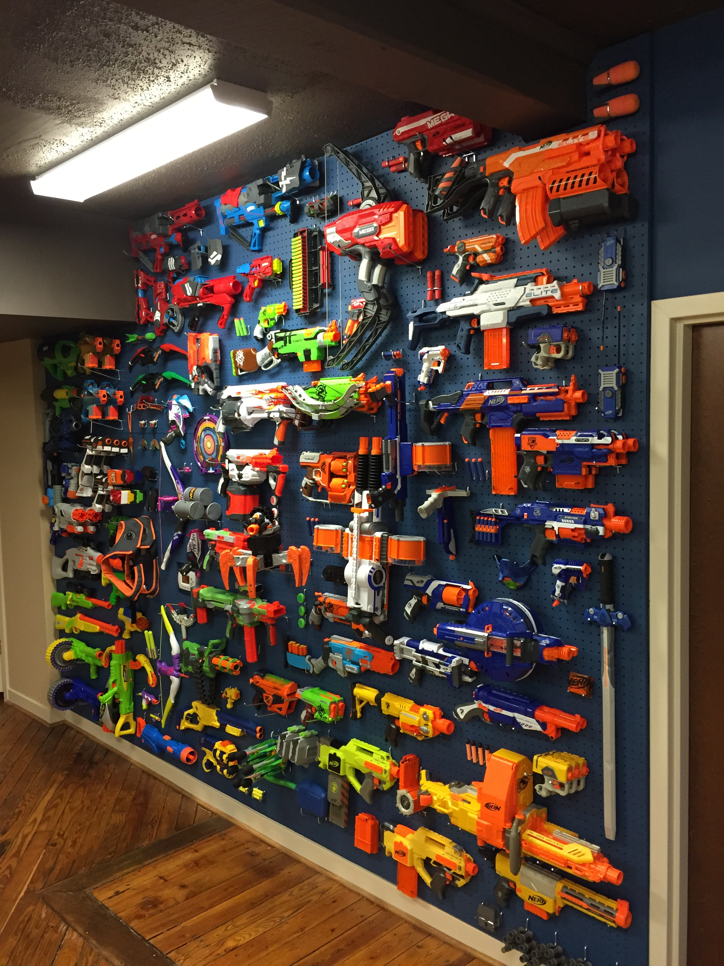 Total nerf gun wall project cost = under $50. Top 10 Ways To Make Your Nerf Display Better
