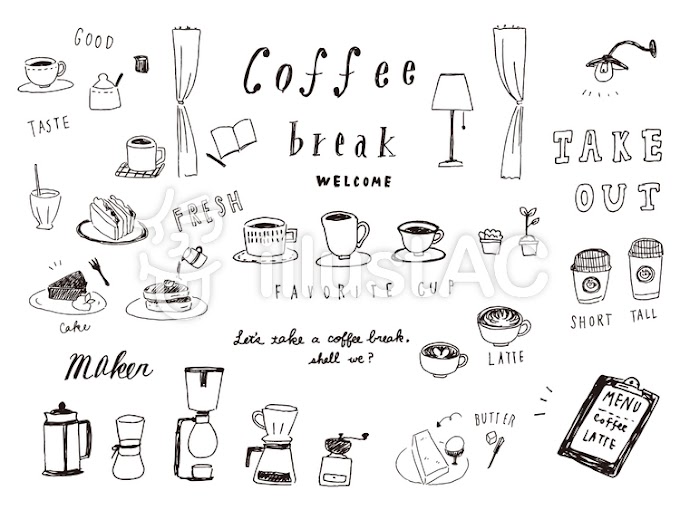 オシャレ コーヒー イラスト おしゃれ の最高のコレクション 最高の壁紙hd