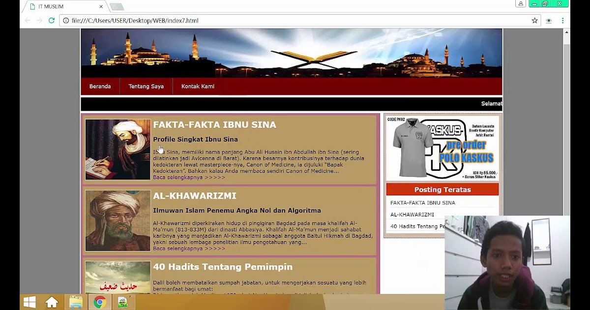Cara Membuat Website Sekolah Dengan Notepad