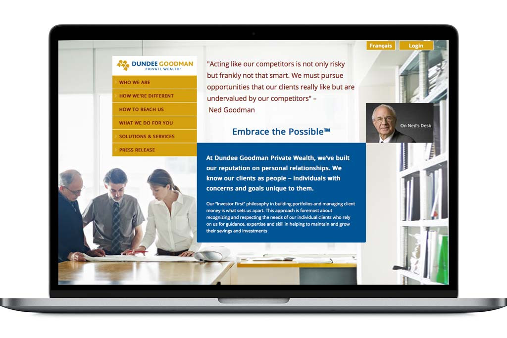 There are plenty of opportunities to land a wealth management advisor job position, but it won't just be handed to you. Dundee Goodman Private Wealth Gt90 Design