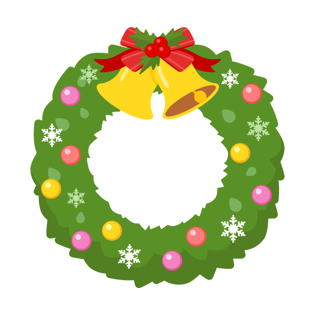 印刷可能 クリスマスリース イラスト Free Cute Illustrations Stock Illustration