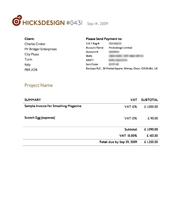 Contoh Invoice Kosong - Contoh Yuk