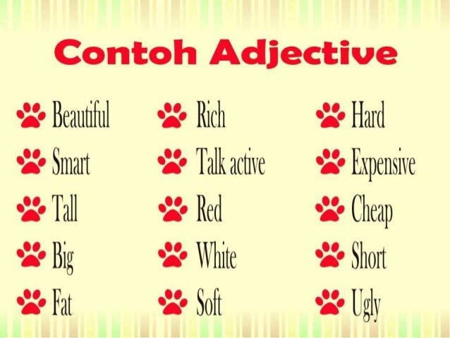 Contoh Adjective Ke Verb - Contoh Waouw