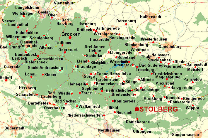 Landkarte landkreise harz wernigerode harz landkarte oberharz kat. Deutschland Harz Karte Vom Harz Landkarte Harz Stadtplan Und Anfahrtsskizze Zu Den Feriendomizile Beutel