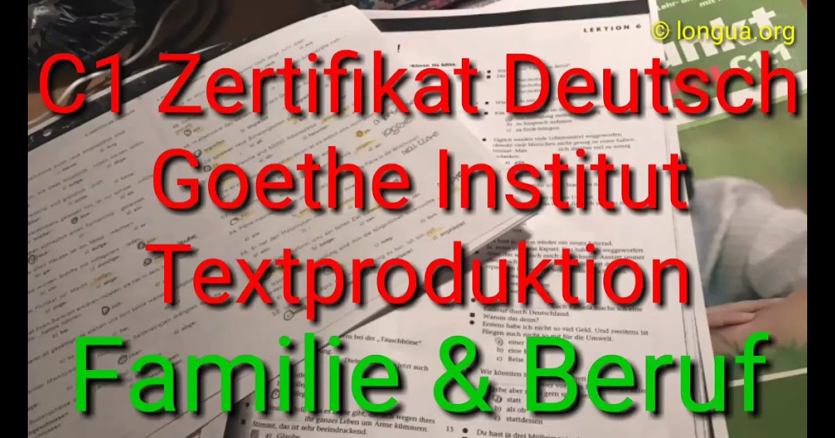 C1 Prüfung Schriftlich Ausdrücken - Meinung äußern ...
