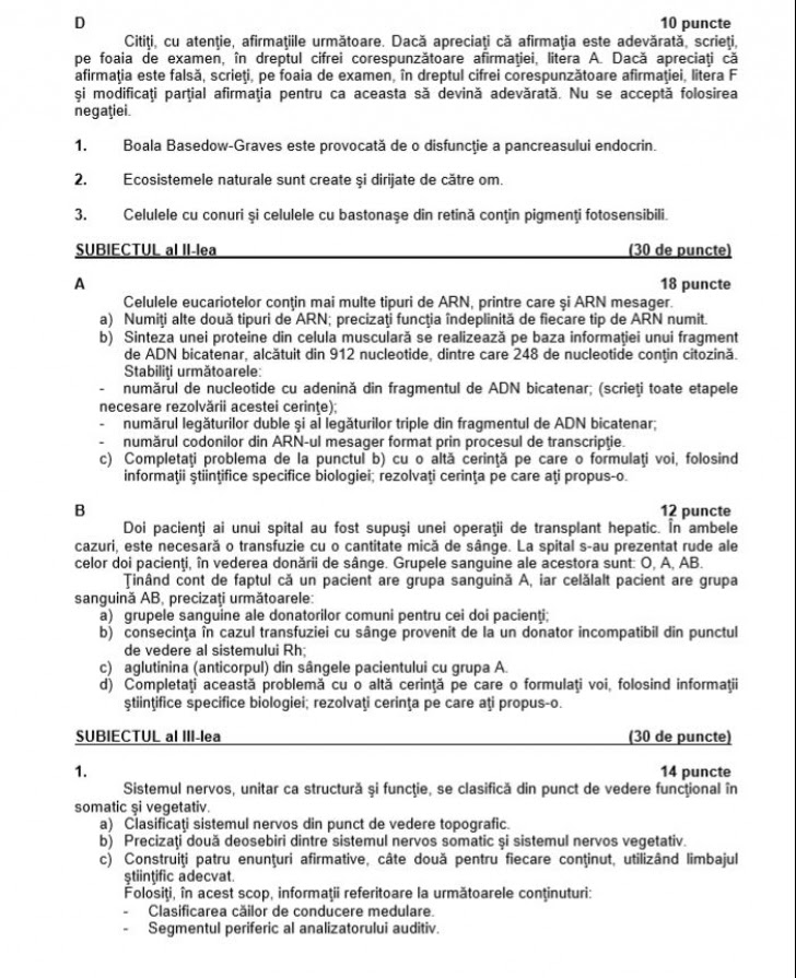 Rata de promovare în prima sesiune, după. Barem Anatomie Bac 2018 RÄƒspunsurile Corecte La Anatomie Fiziologie UmanÄƒ Si GeneticÄƒ