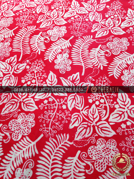 Motif Batik Warna Merah  Marun  Contoh  Motif Batik