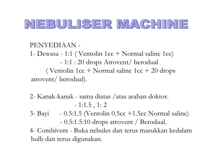 Ubat Nebulizer Untuk Bayi - Rumah 0108