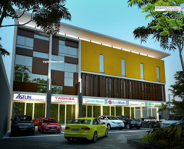 Denah Rumah Minimalis Modern Lantai 2