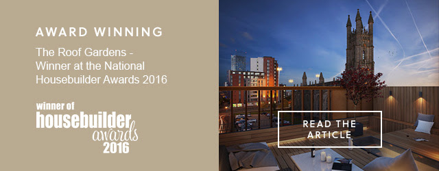 Award Winning - The Roof Gardens, Winner at the National Housebuilder Awards 2016