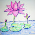 Art Lotus Flower Drawing Easy