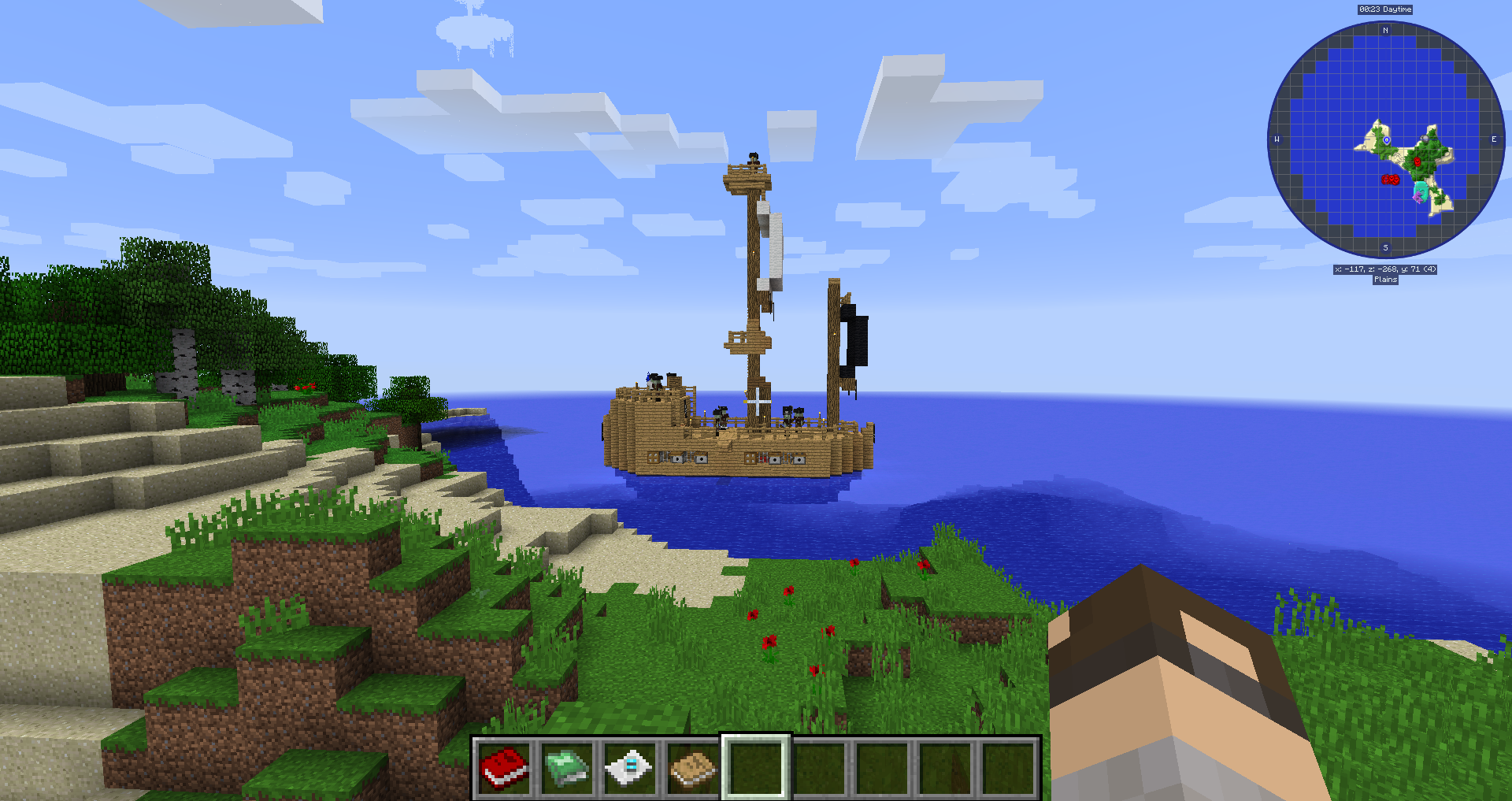 ユニーク Minecraft Crashed Pirate Ship Minecraftの最高のアイデア