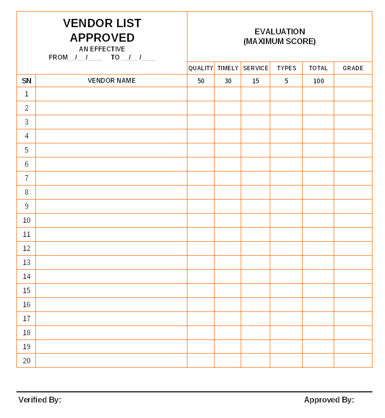 Jpeg, jpg (joint photographic experts group) jpeg is the most common image format used by digital cameras and other photographic image capture devices. Approved Vendor List Format
