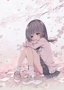 Ngagolak 桜 イラスト 女の子