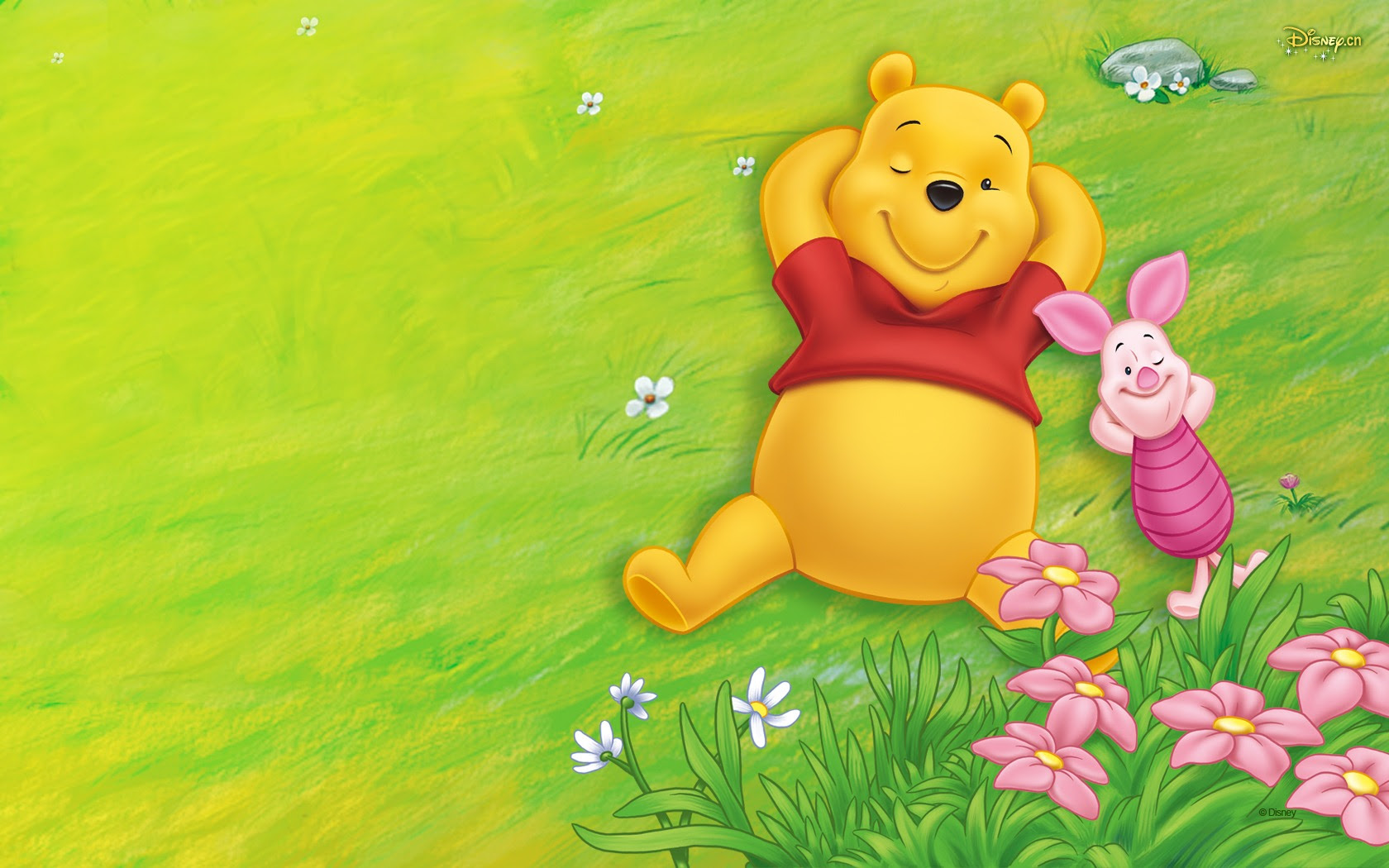 元のくまのプーさん 壁紙 最高の花の画像