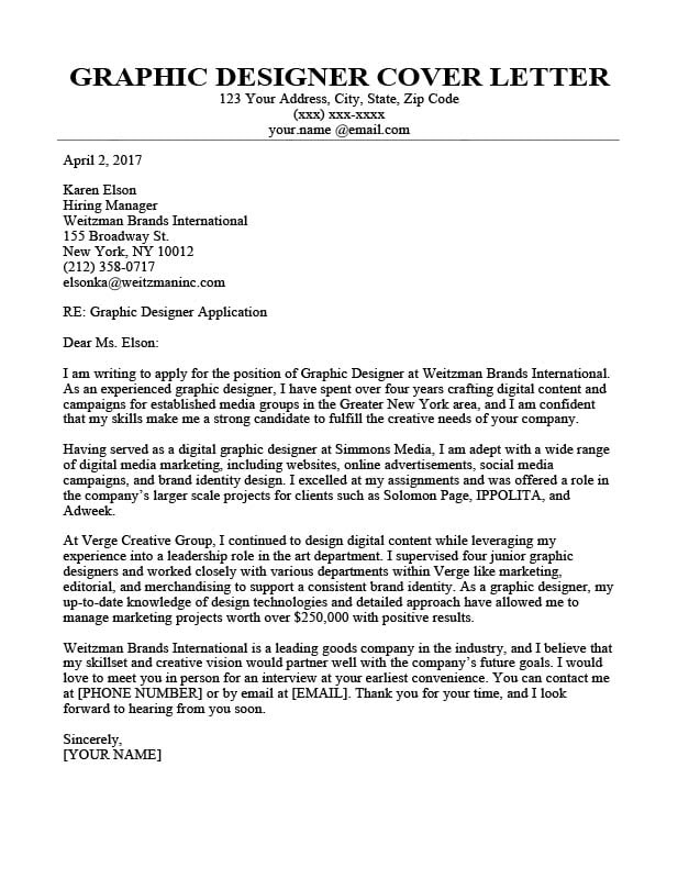 Get all of hollywood.com's best movies lists, news, and more. Graphic Designer Application Letter Format