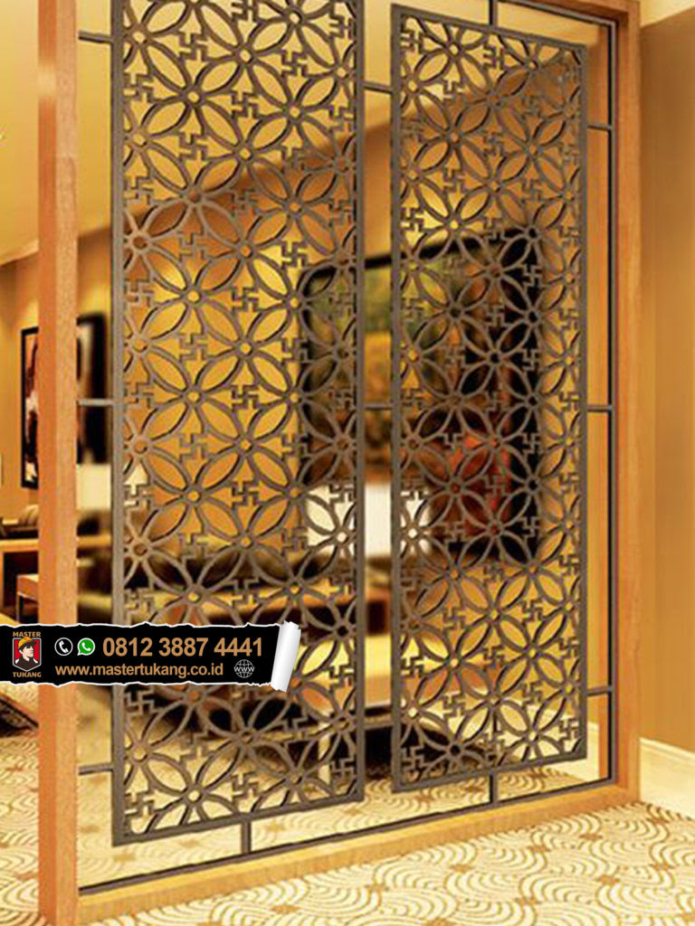 Daftar harga lemari penyekat ruangan minimalis terbaru juli 2021. Jual Partisi Plat Ornamen Master Tukang