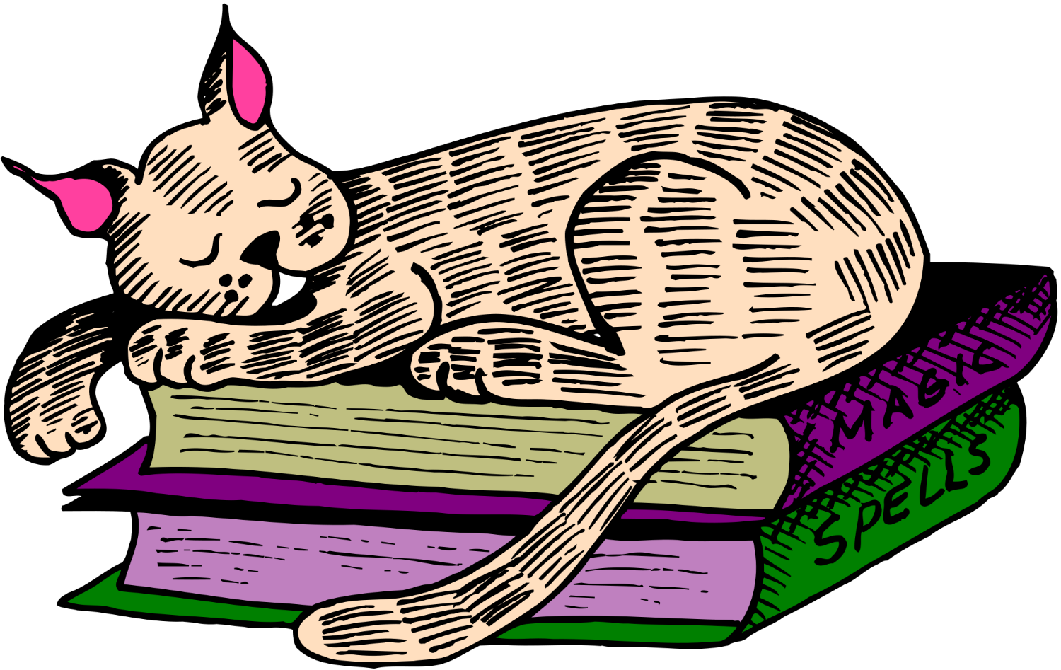 Cat On Book Clipart Cliparts Of Cat On Book Free Download Wmf Eps Emf Svg Png Gif Formats