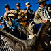 A condor was paraded through Coyllurqui, Peru, during the Yawar Fiesta late last month.