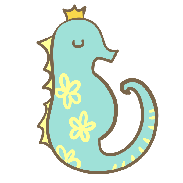 たつのおとしご イラスト タツノオトシゴ イラスト 書き方