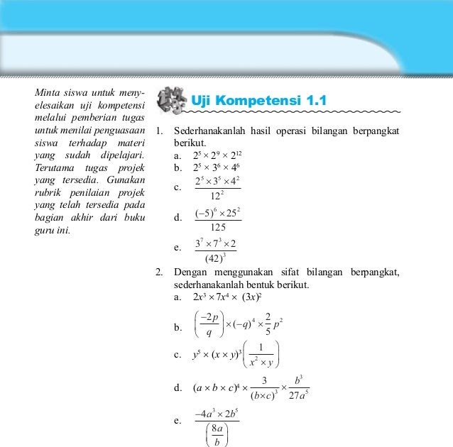 Kumpulan Soal Bilangan Berpangkat Kelas 10 Smk Riz Books