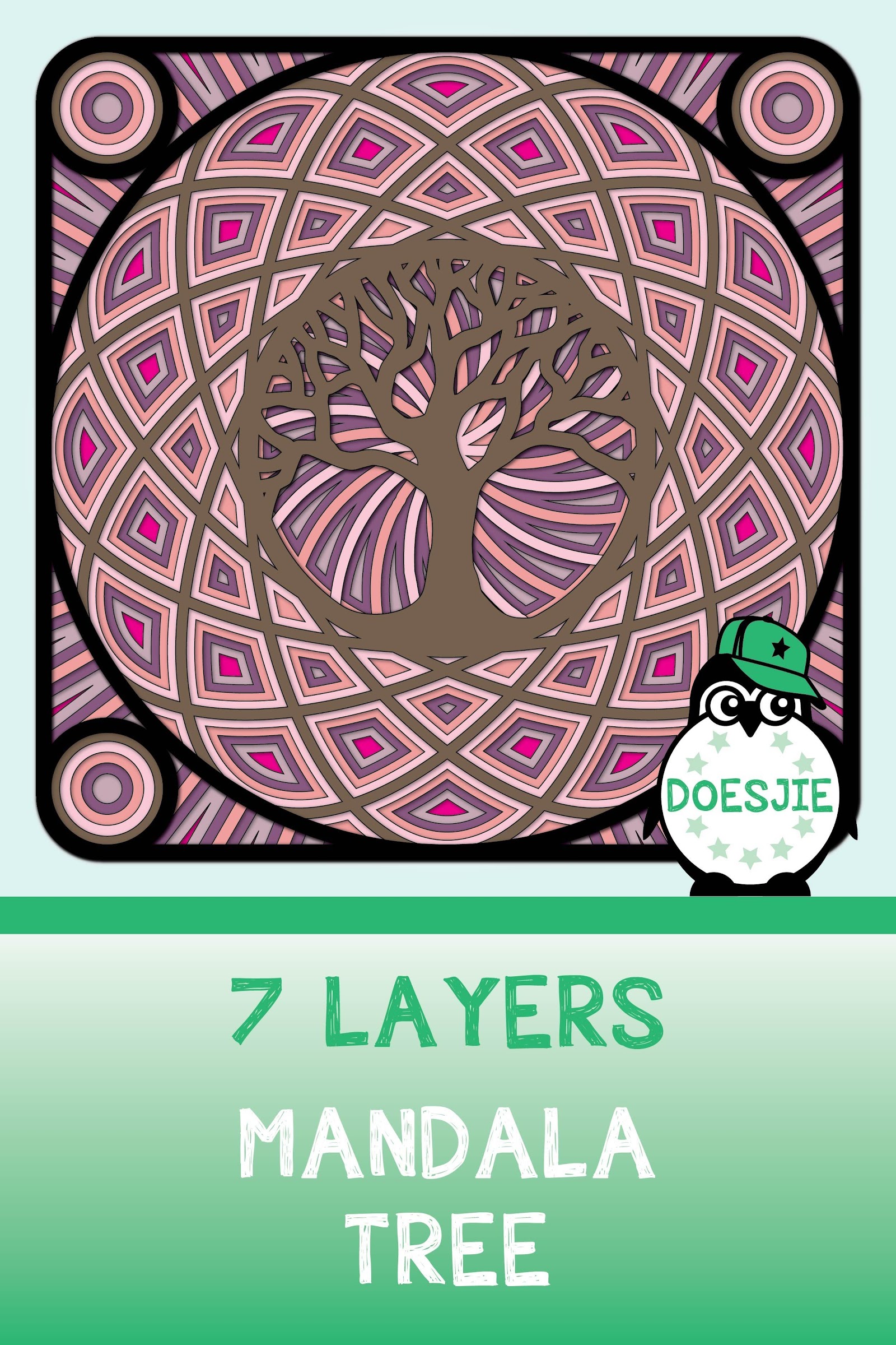 Download Layered Tree Of Life Mandala Svg Free For Silhouette ...