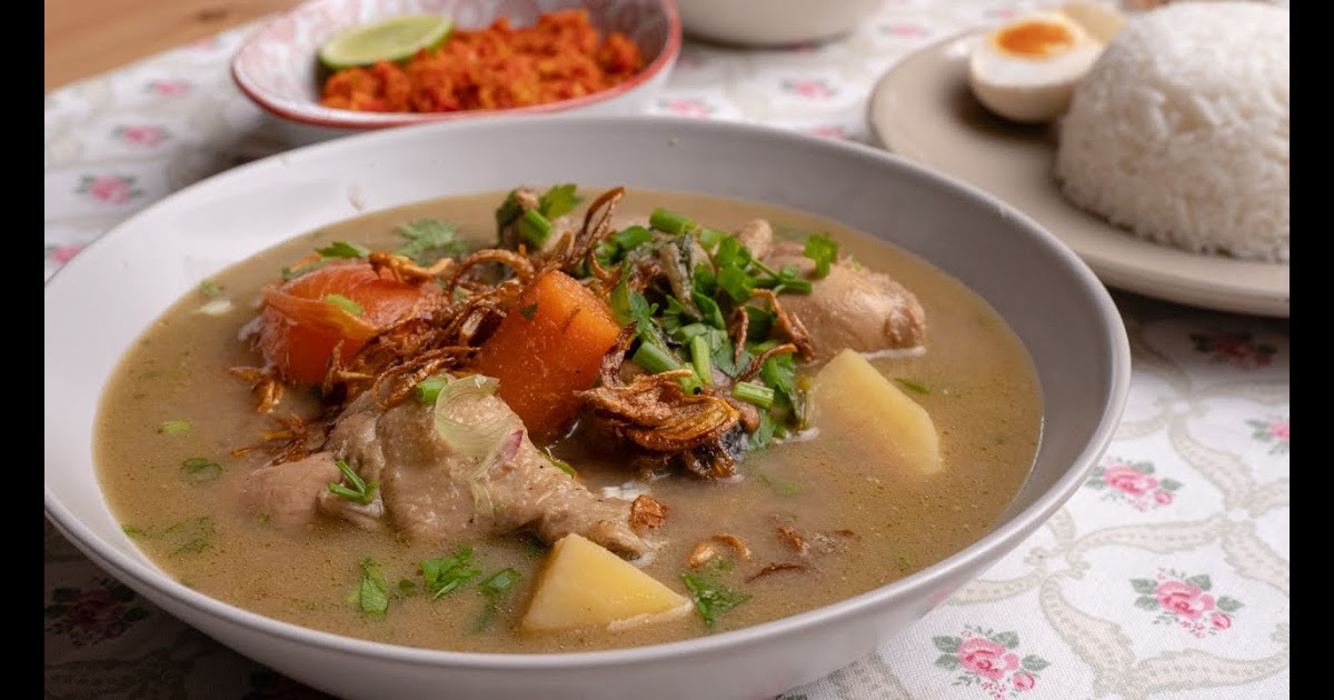 Resepi Sup Ayam Rempah - Rasmi Suh