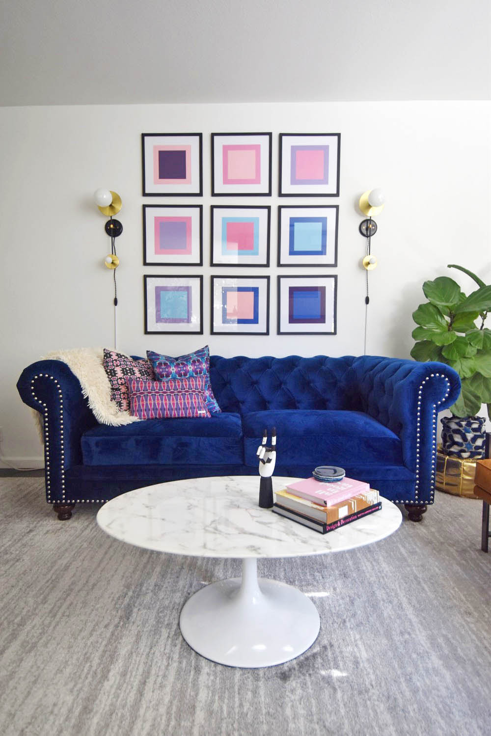 Instruction on mixing lacquer toner is highlighted as is a veneer repair. Stefanie S Home Midcentury Glam Living Room Reveal Thestylesafari