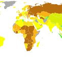 ¿Un planeta feliz? Mapamundi según el Happy Planet Index