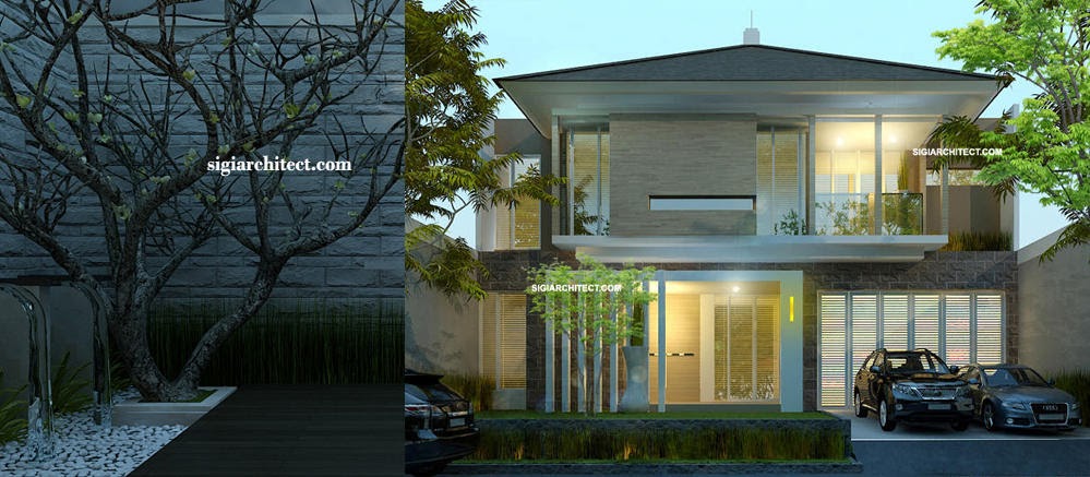 Indah Desain Taman Teras Rumah Minimalis Type 36