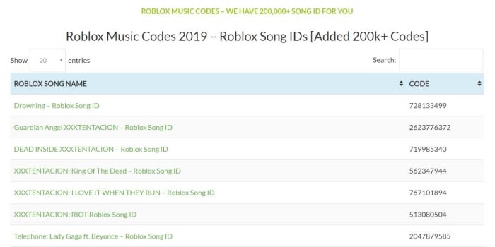 earrape music ids roblox 2019