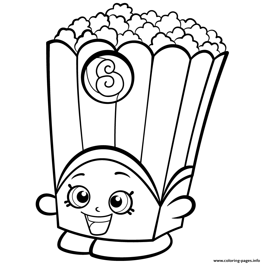 Popcorn Coloring Pages To Download And Print For Free Coloring Pages Galleries