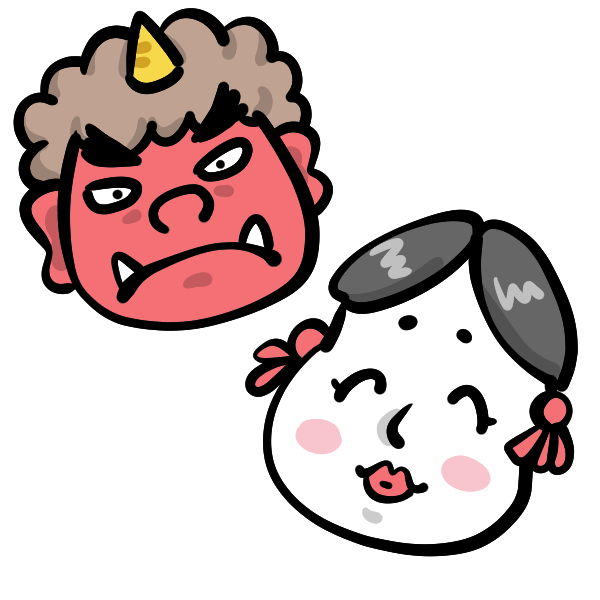 年のベスト おかめ イラスト かわいい 興味深い画像の多様性