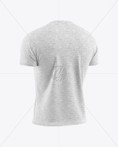 Download Melange Mens Long Sleeve T Shirt Mockup - Melange Men S ...