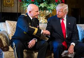 Image result for pictures of trump, steve bannon and hr mcmaster
