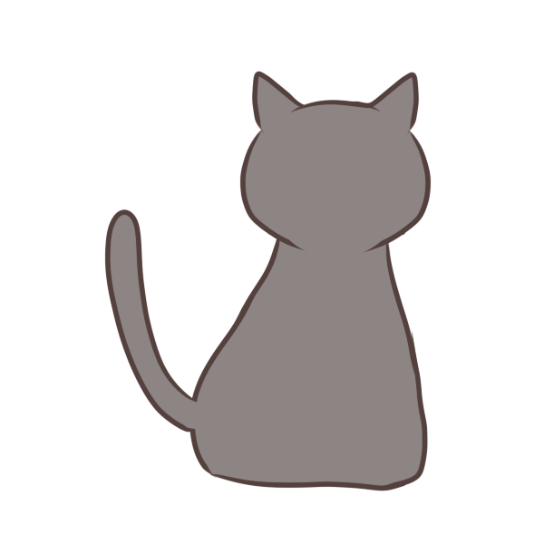 最高の無料イラスト 最新猫 後ろ姿 イラスト フリー