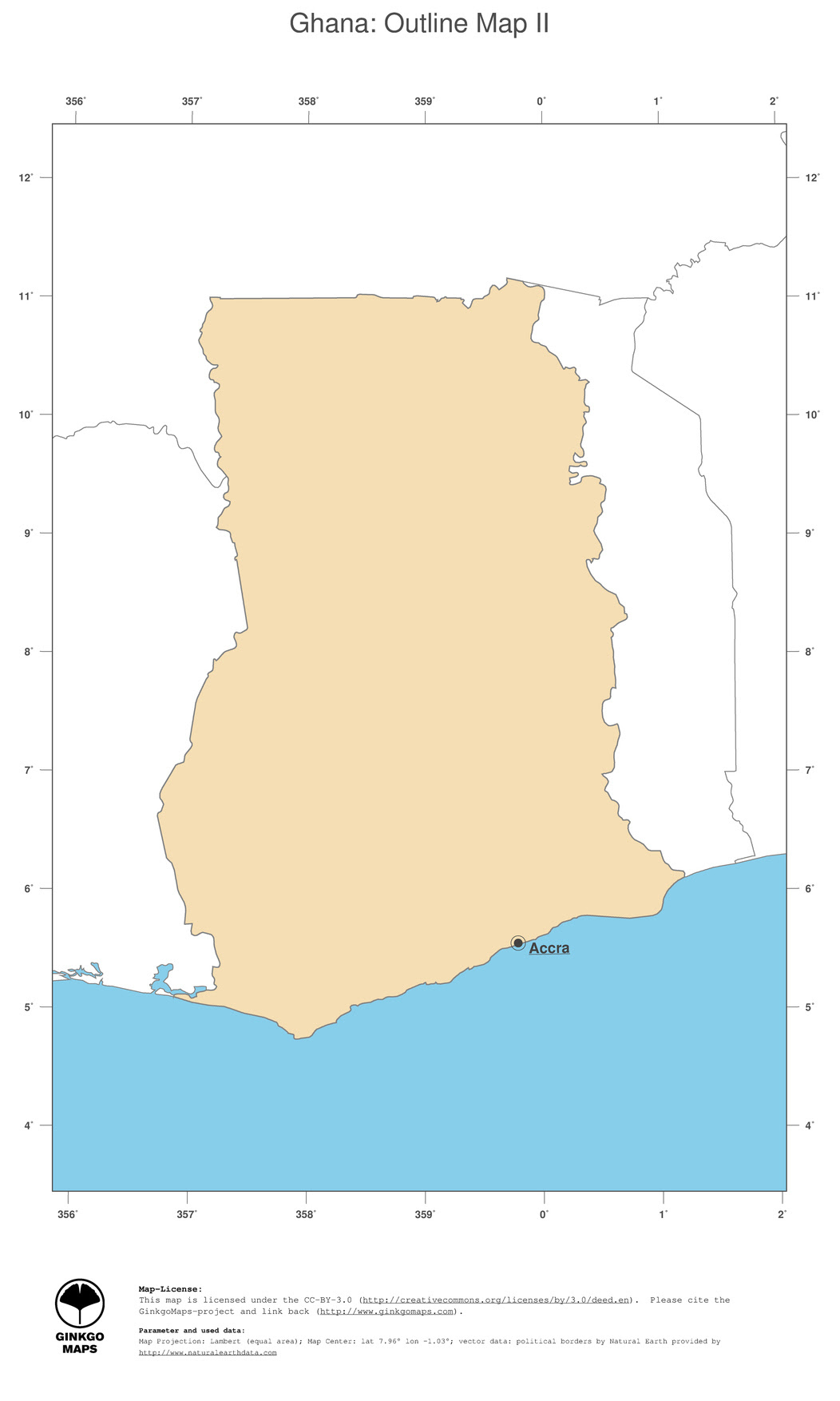 1600x2253 / 457 kb go to map. Map Ghana Ginkgomaps Continent Africa Region Ghana