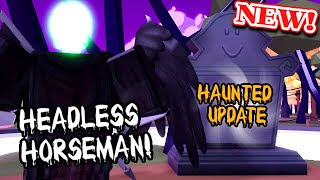 New Headless Horseman Haunted Update Roblox My Restaurant Minecraftvideos Tv - how to get the headless horseman in roblox 2020