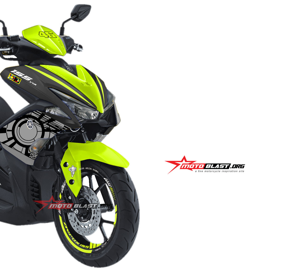 Kumpulan Variasi Motor Aerox  155 Modifikasi  Yamah NMAX