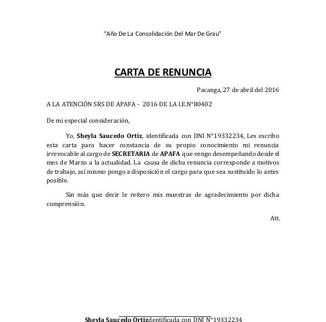 Modelo De Carta De Agradecimiento Doc - v Carta De