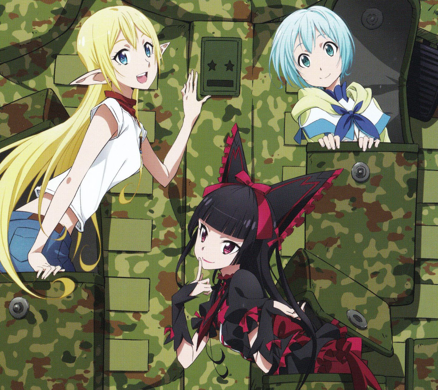 これまでで最高のゲート 自衛隊 彼の地にて斯く戦えり 壁紙 アニメ画像