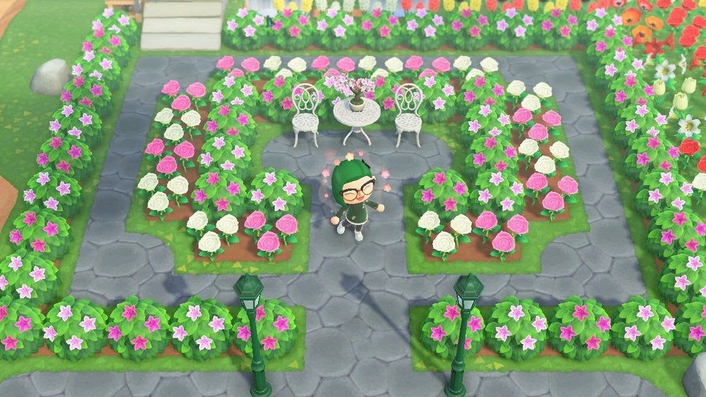 Animal Crossing Flower Garden Design Ideas