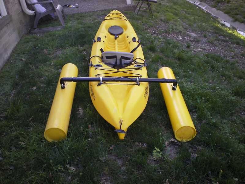 Fishing Boat: Diy pvc kayak outriggers