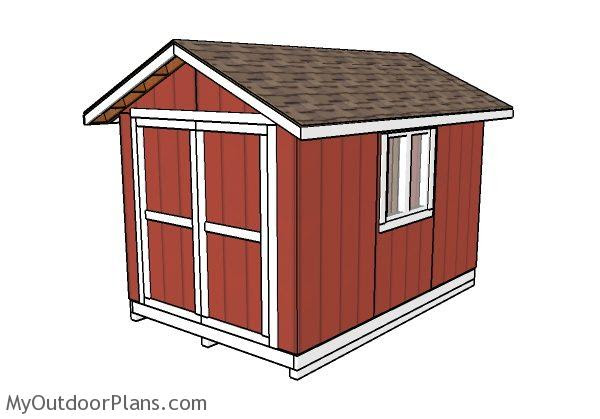 Rough Cut Lumber Shed Plans